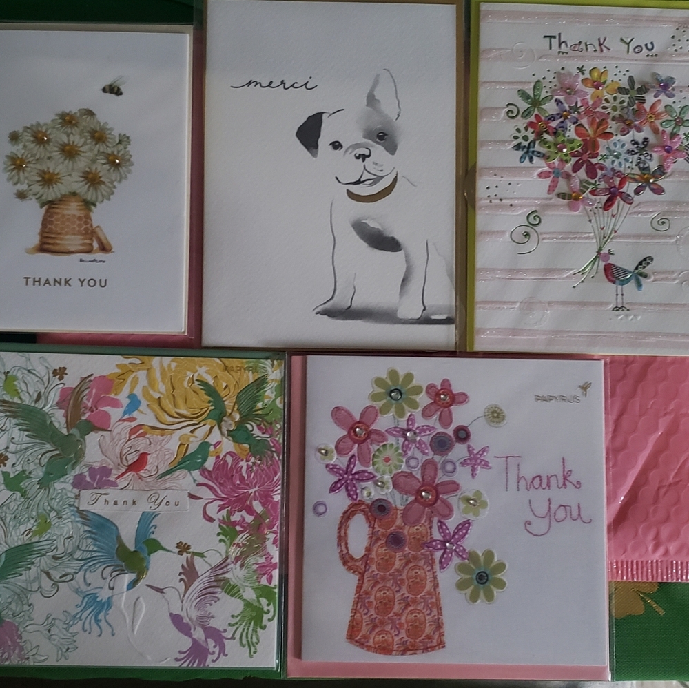 Papyrus Thank You cards